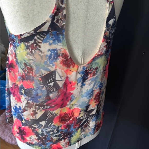 Floral Multicolor Women's Top - Picture 5 of 6